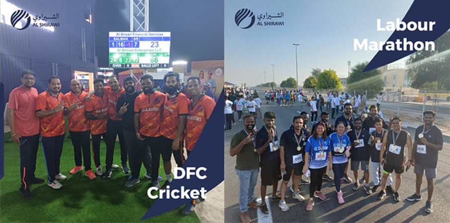 Team Al Shirawi Shines in Labour Marathon & DFC Cricket!